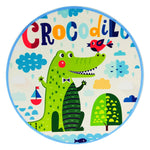 Floor Protection Mat For Study Chair ~ Green Crocodile - Totguard